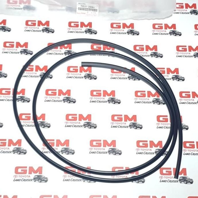 karet kaca depan hiace commuter list kaca ori orisinil 75531-26