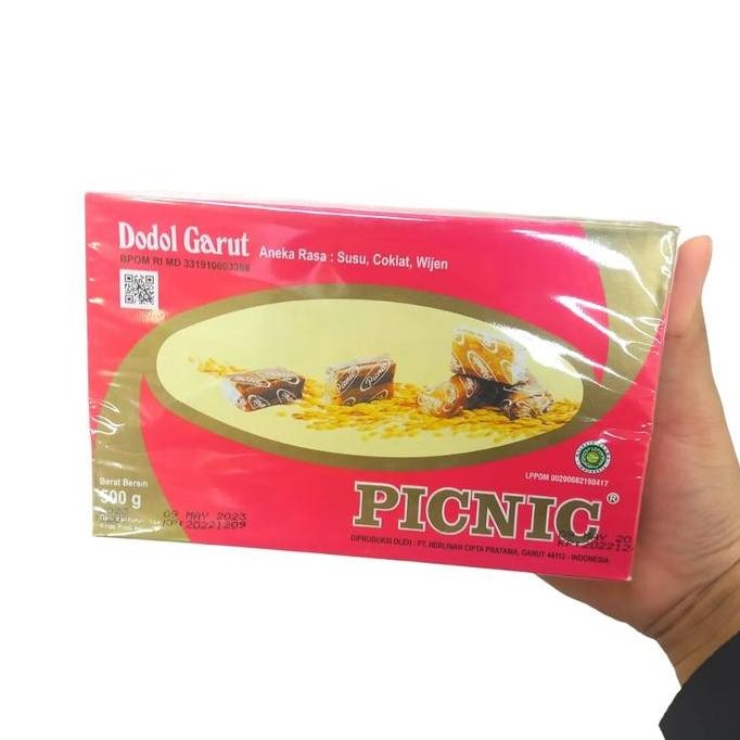 

Dodol Garut Aneka Rasa 500Gr Susu Coklat Wijen Picnic Makanan Cemilan