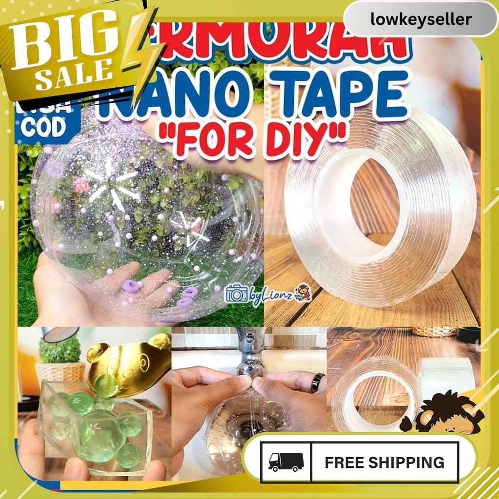 

Nano Double Tape Solasi Perekat Bening Kuat Dan Elastis 6.6