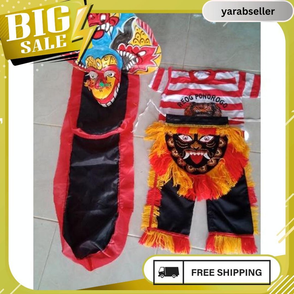 Pake Barongan Anak Dan Baju . Baju Barongan Anak Murah. Barongan Anak. Barongan Murah. Baju Reog. Ba