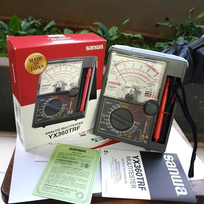 Multitester Multimeter Sanwa YX360TRF original sertifikat resmi Sanwa