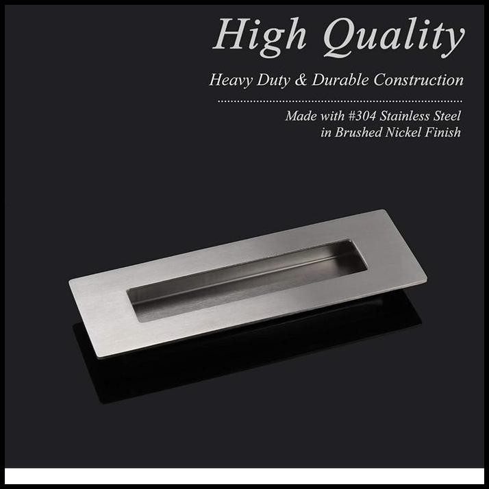 Tarikan tanam stainless 304 handle pintu kayu aluminium geser sliding