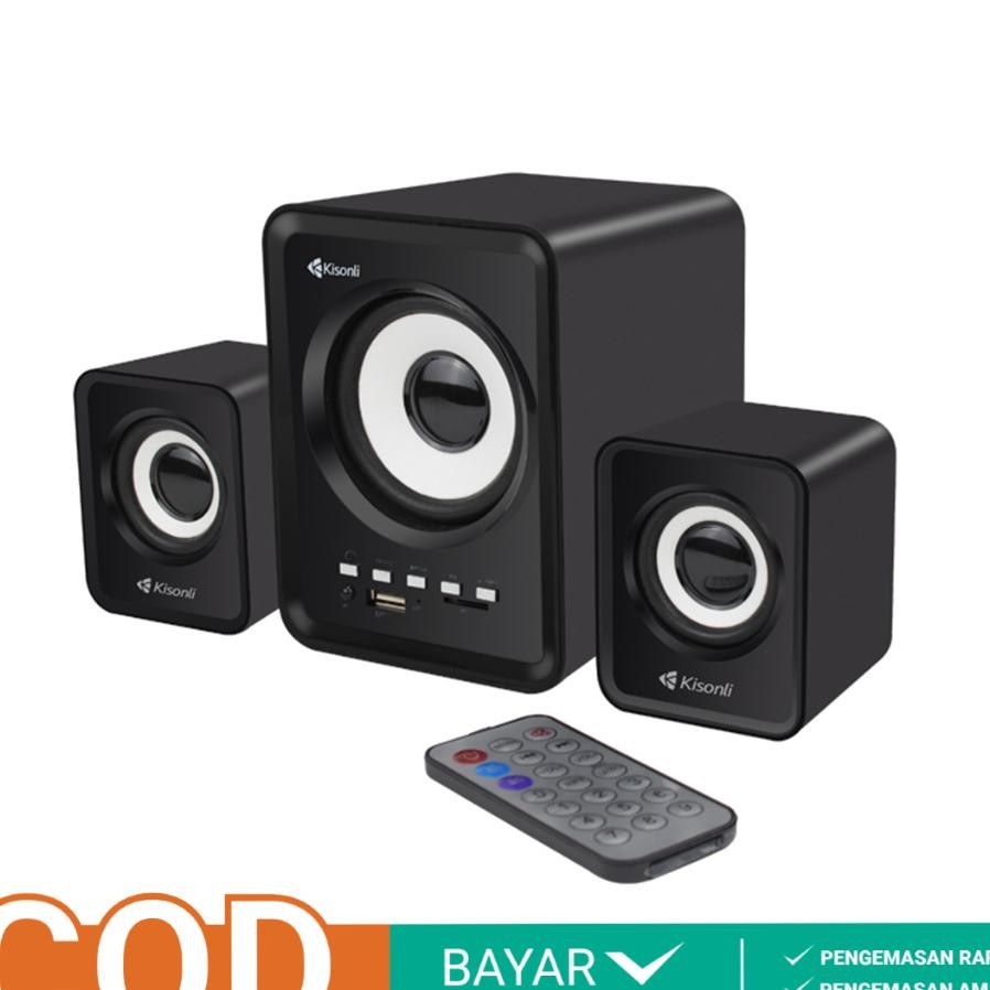 Speaker Bluetooth Kisonli U2800Bt Gaming Gratis Remote Kontrol Xobox