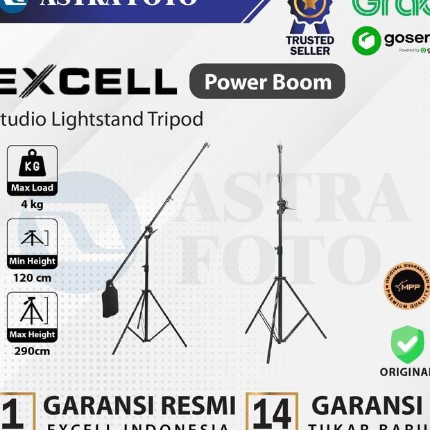 Lht Stand Excell Power Boom Lhtstand Boom Stand Lampu Studio