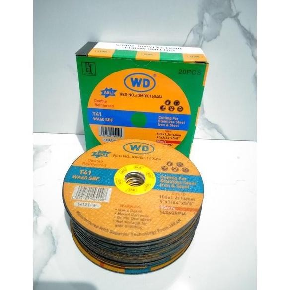 Batu Wd Tipis 1Box 20Pcs Gerinda Wd Original