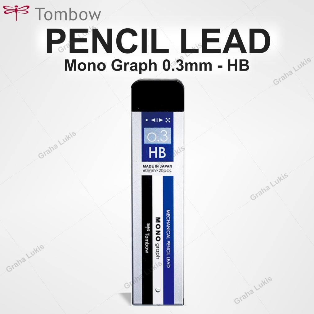 

TOMBOW Mono Graph Mechanical Pencil Lead / Isi Pensil 0.3 / 0.5 DiM