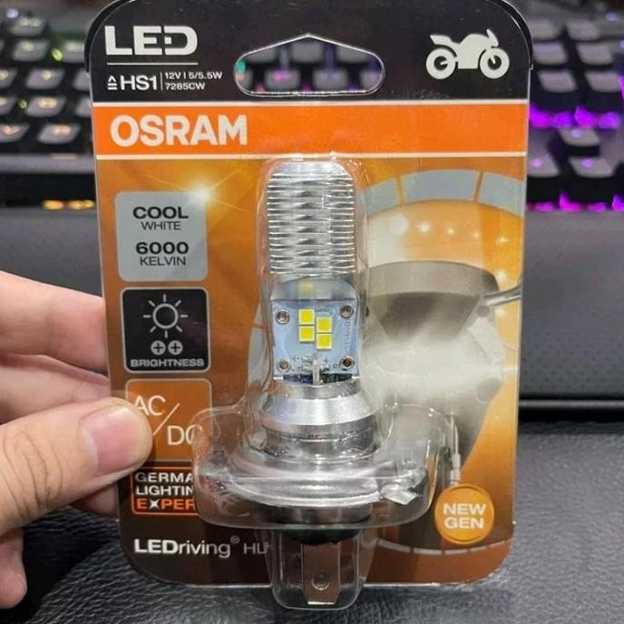 LAMPU DEPAN LED OSRAM HS1 AC DC SCOOPY VIXION NINJA RR Z250SL
