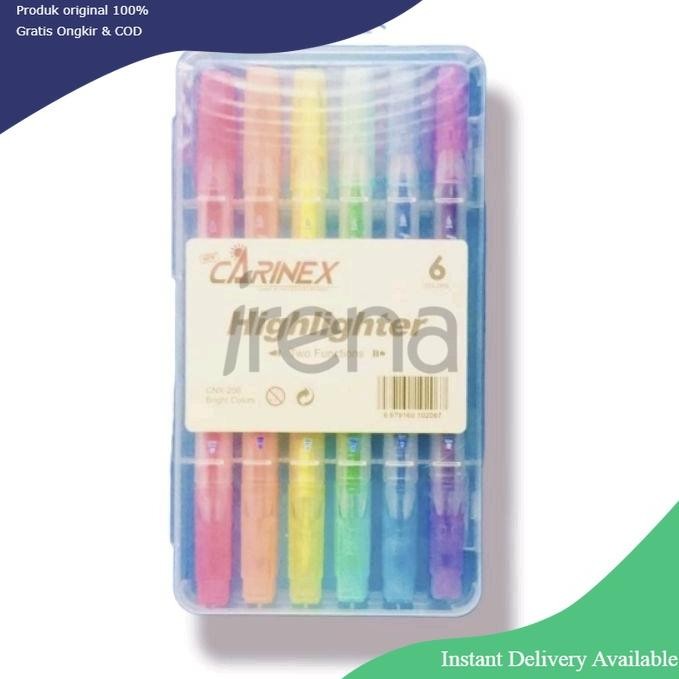 

HIGHLIGHTER 6 warna / Pena Stabilo carinex CNX-206 DiM