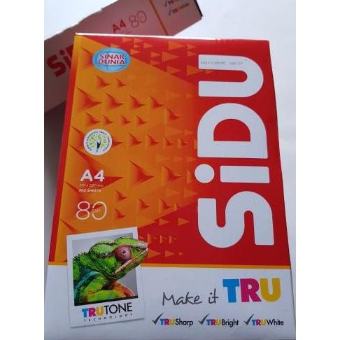 

Sidu 80g A4 kertas fotocopy kertas print
