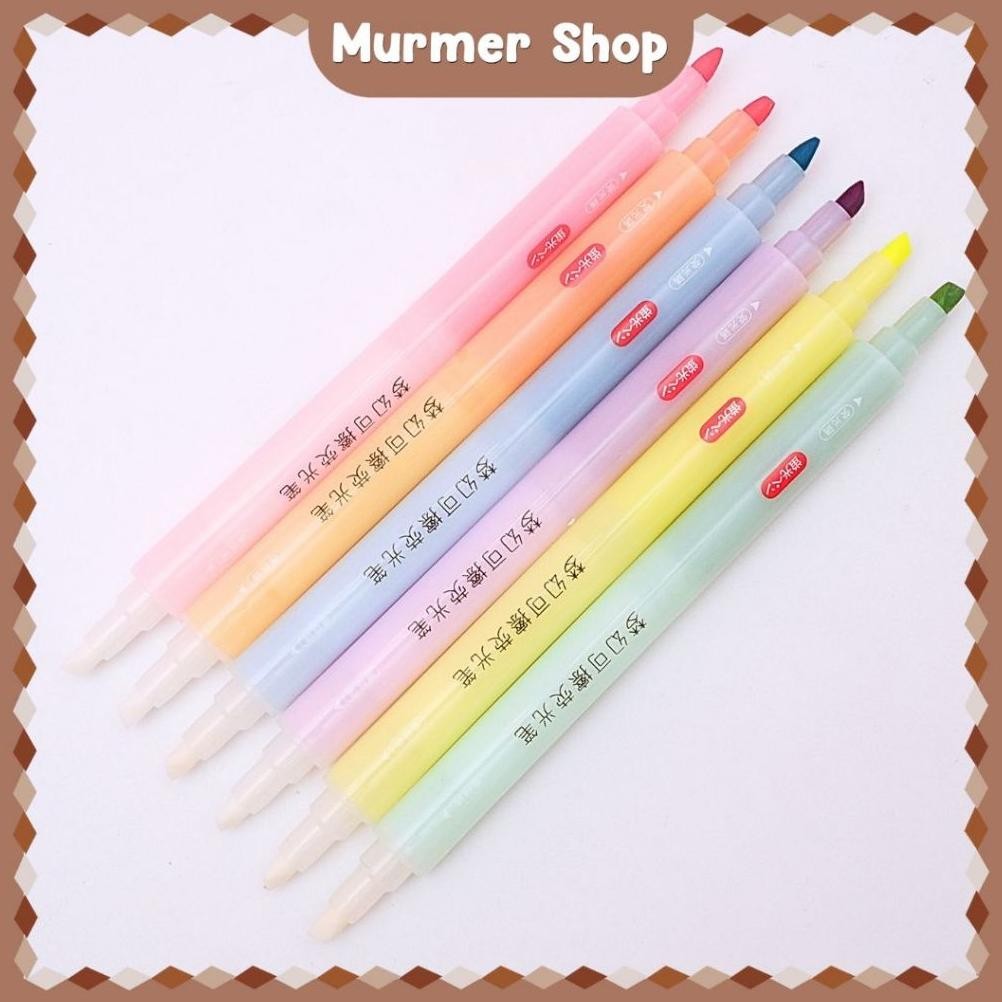 

Highlighter Double Tip Tian Hao HD24 Erasable Penanda Halaman Buku DiM