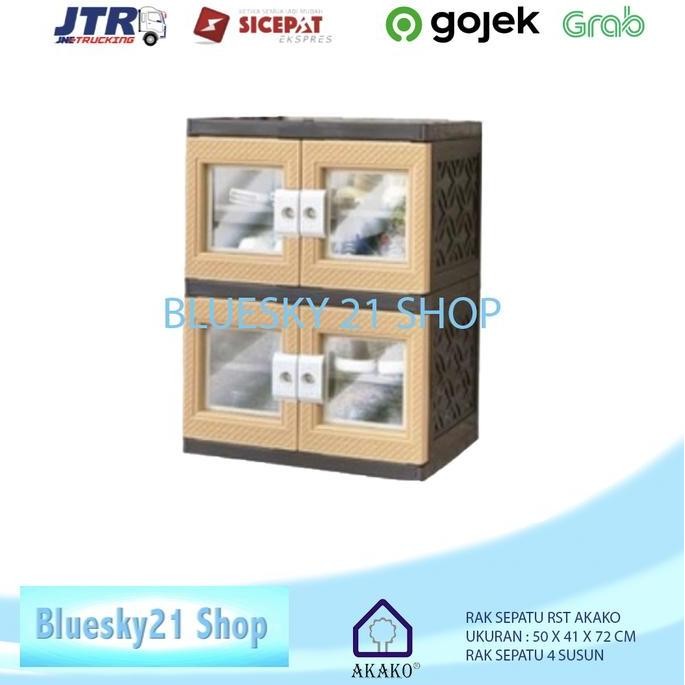 LEMARI SEPATU + KACA / LEMARI KACA AKAKO / LEMARI SEPATU AKAKO MURAH