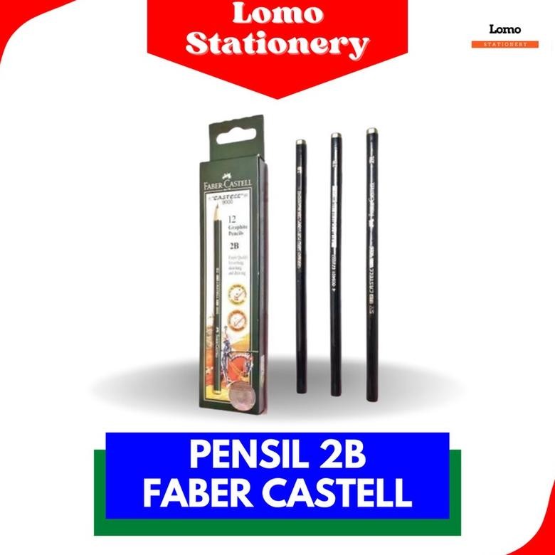 

Pensil Faber-Castell HB,2B,3B,4B,5B,6B,7B,8B DiM