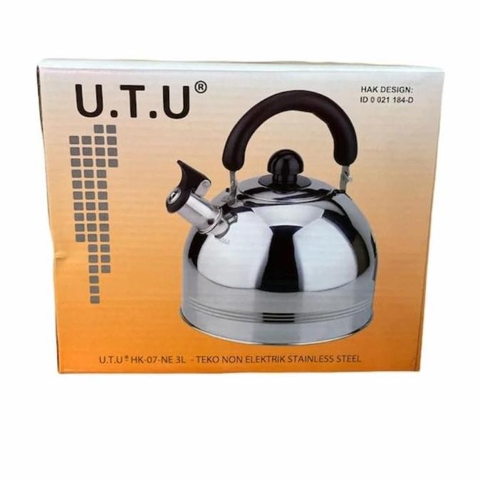 Teko kompor stainless teko siul stainless bunyi 3 liter/ 5 liter/ 7 lt