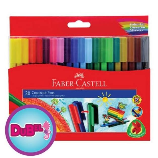 

Connector Pen Faber Castell isi 20 warna DiM