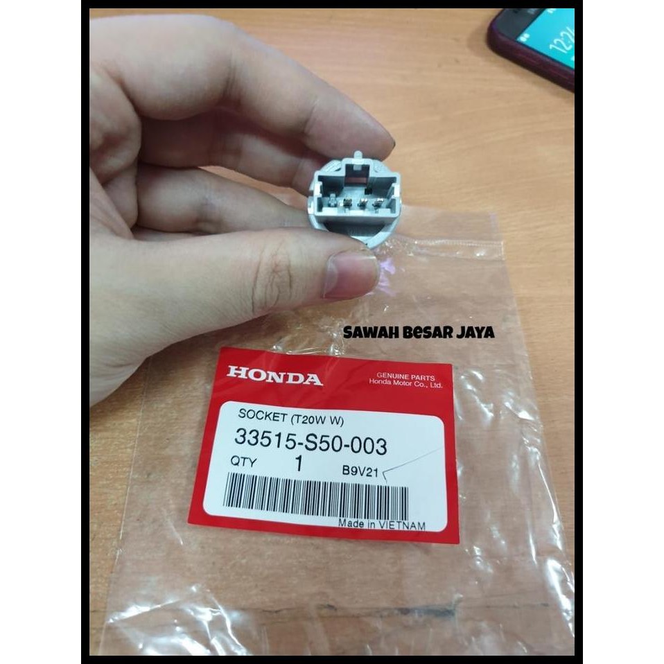 BEST DEAL SOKET SOCKET FITTING T20 BOHLAM LAMPU REM BELAKANG STOP LAMP HONDA JAZZ S RS GE8 2008 2009