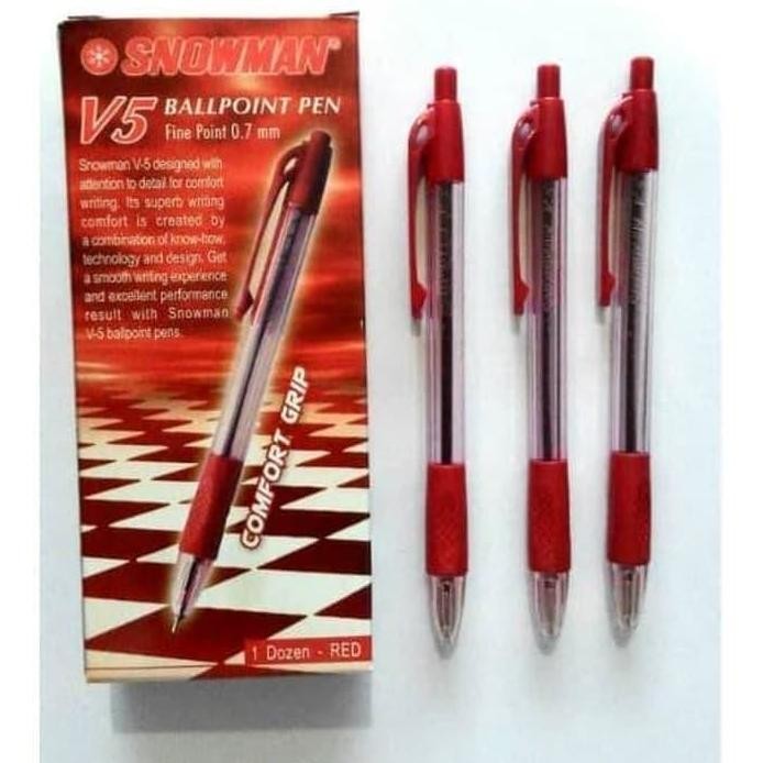 

EN / PULPEN SNOWMAN V5 0.7MM 1 LUSIN - 3 PILIHAN WARNA murah