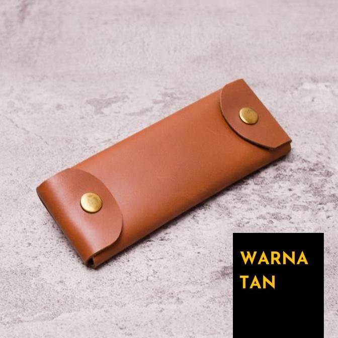 

sarung tempat pulpen pensil dari kulit sapi asli leather pencase vol 1 murah