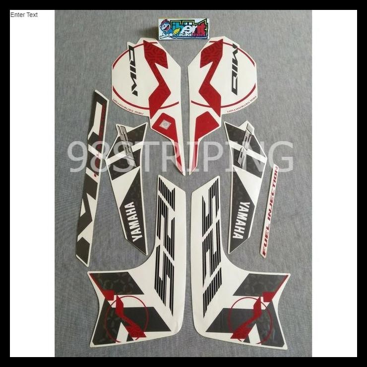 HOT DEAL (ORI) STRIPING MIO M3 PUTIH TAHUN 2014 KUALITAS ORIGINAL 