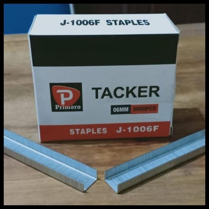 

TERBARU ISI STAPLES GUN TACKER TIPE J 1006 F PRIMERO 6 MM !!!