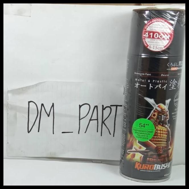 

TERMURAH SAMURAI PAINT SAMURAIPAINT KUROBUSHI 54 FLUORESCENT GREEN IJO HIJAU STABILO !!!!
