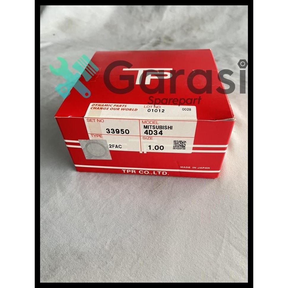 DISKON RING PISTON SEHER MITSUBISHI CANTER PS120 TP JAPAN 