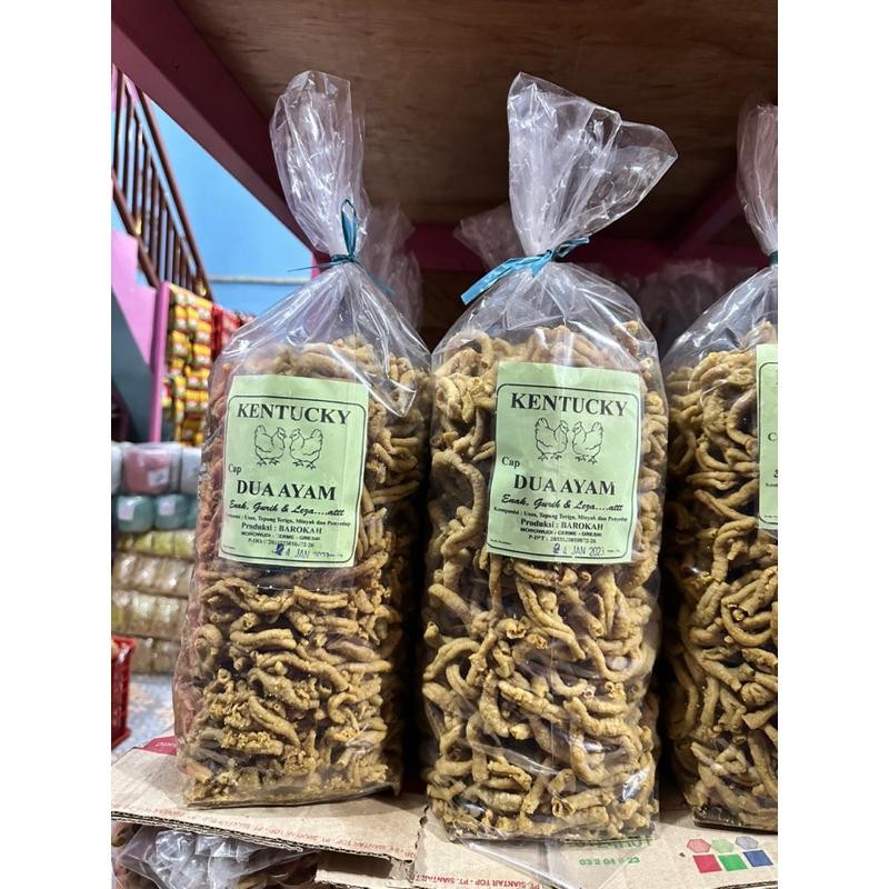 

LM Termurah 1kg Keripik Usus Ayam Super Halal Gresik