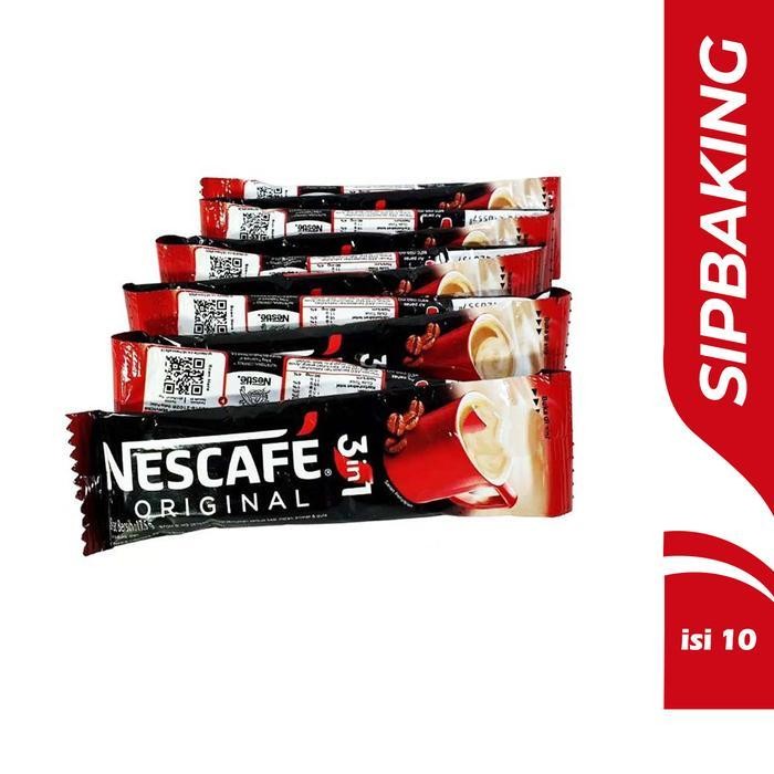 

Kopi Nescafe Original 3 In 1 Sachet 17.5Gr X 10 Renceng
