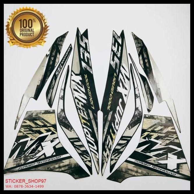 TERMURAH (ORI)  STRIPING YAMAHA JUPITER MX NEW 135 2014 HITAM KUALITAS ORIGINAL 