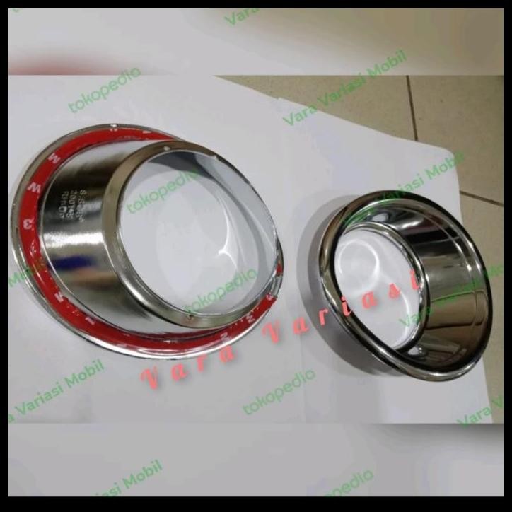 DISKON RING FOGLAMP AVANZA TIPE S 2008-2011 CHROME 