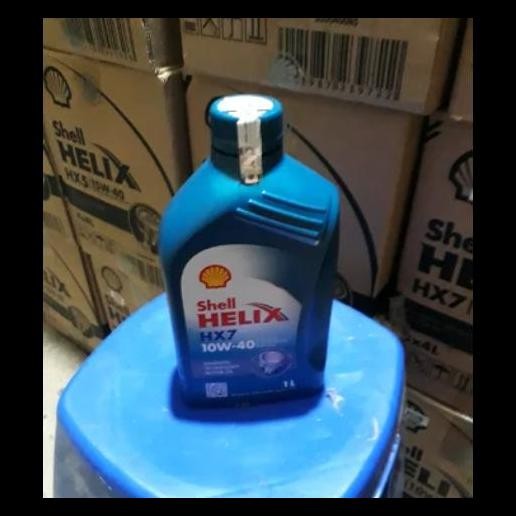 GRATIS ONGKIR OLI SHELL HX7 10W-40 1 LITER ASLI 