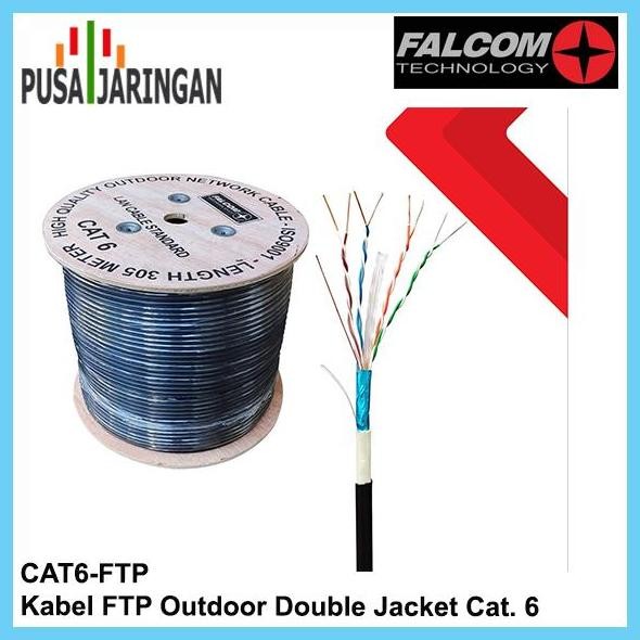 NEW FALCOM NETC003-FTP-6 LAN CABLE STANDART FTP/STP CAT.6 OUTDOOR