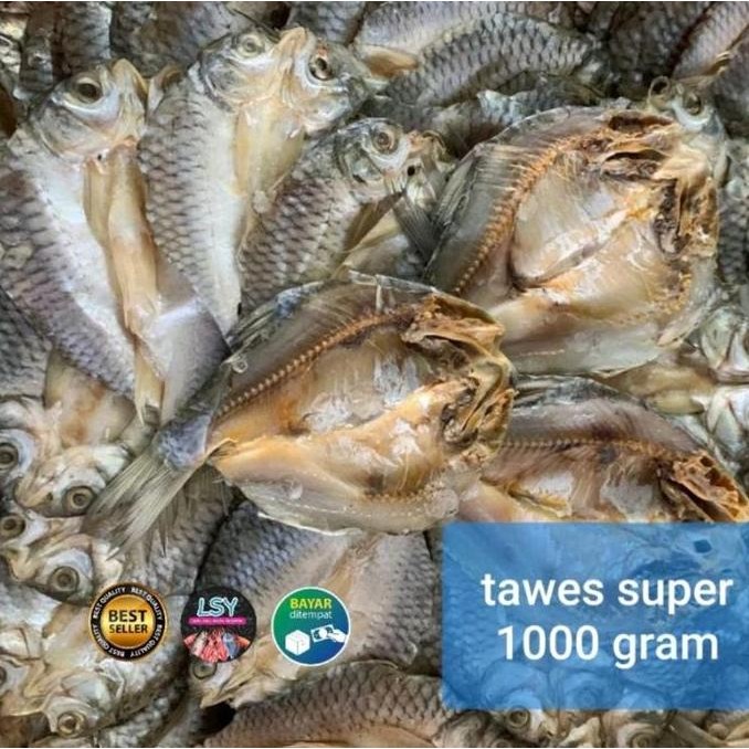 

ikan asin tawes super 1000 gram