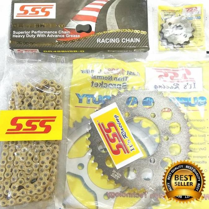 Gear Set SSS Kawasaki Athlete / ZX 130 Rantai HSBT Termurah
