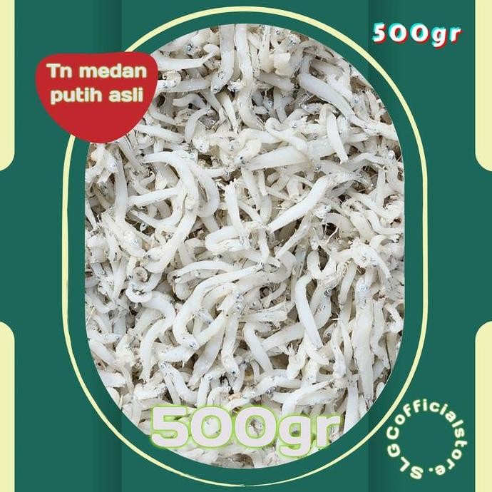 

Ikan asin Tn medan putih asli 500gr