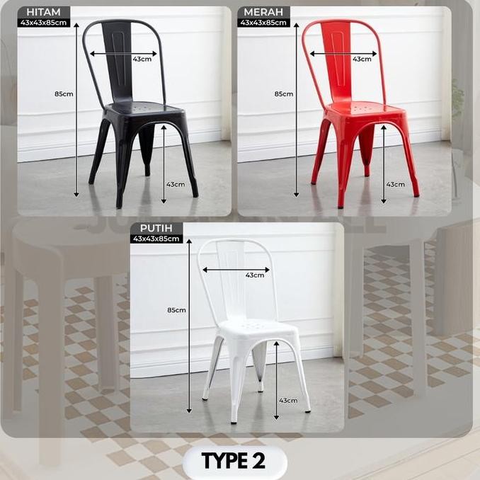Bangku Bakso / Bangku Besi Kecil / Bangku Cafe / Kursi Besi / Kursi Makan / Kursi Cafe / Kursi Tamu 