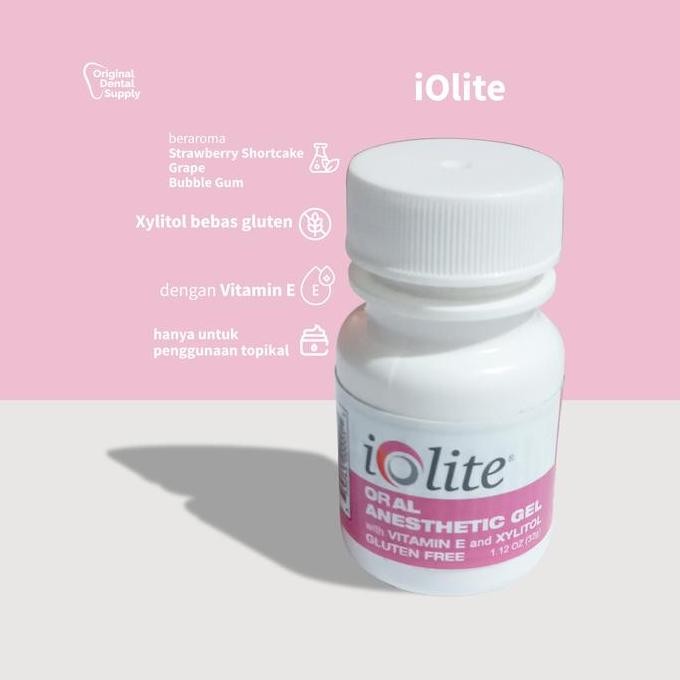 TERBARU - TOPICAL ANASTESI Gel Lolite Benzocaine Dental Anasthetic gel