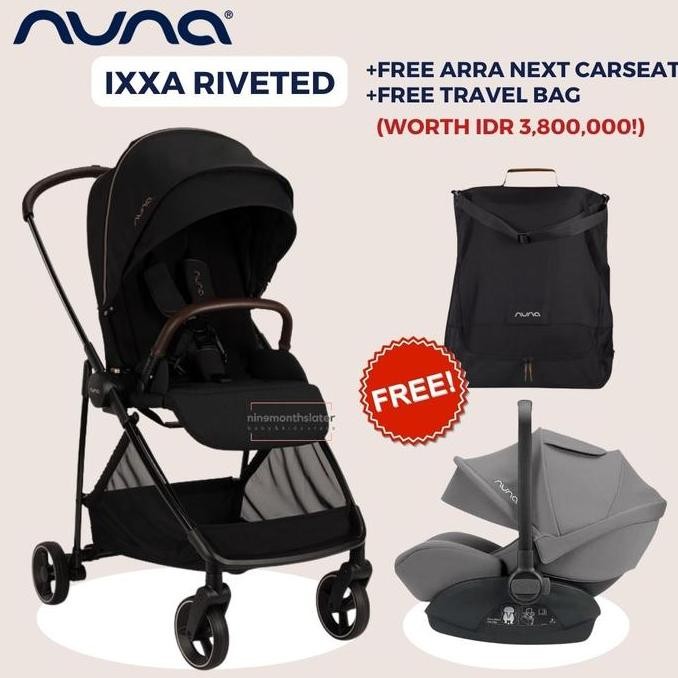 Nuna IXXA Stroller - Lightweight Reversible Kereta Dorong Anak Bayi