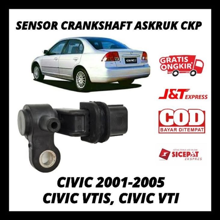 TERBARU SENSOR CRANKSHAFT ASKRUK CKP CIVIC 2001-2005, CIVIC VTIS, CIVIC VTI 