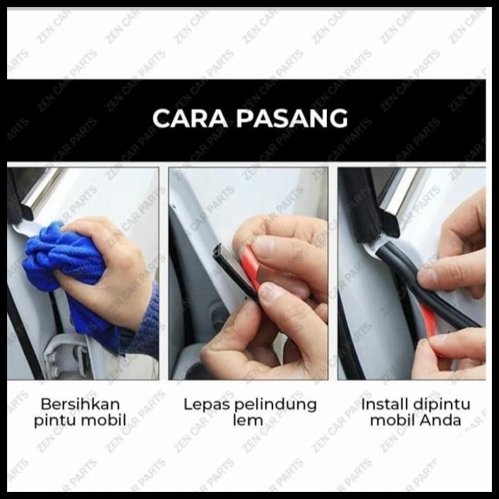 DISKON LIST PINTU KARET 5M LIST PINTU MOBIL STRIP RUBBER TOYOTA COROLLA 