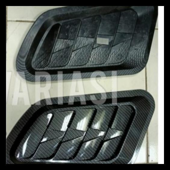 GRATIS ONGKIR PAKET AIR FLOW / AIR SCOOP MINI KIJANG KAPSUL CARBON 3 PCS KAP MESIN 
