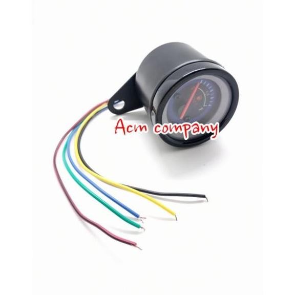 new  Speedometer Amper Bensin Jarum / Fuel Meter Bensin jarum bulat universal 12volt motor mobil