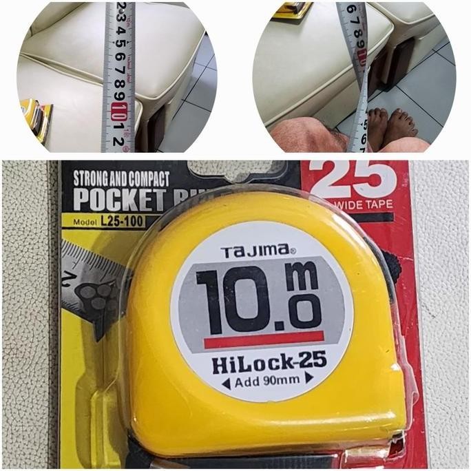 new  meteran tajima 10 meter japan kualitas