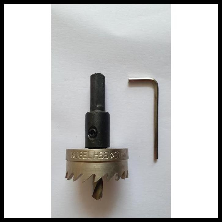 BEST DEAL KUGEL HOLE SAW HSS 33 MM - MATA BOR BESI 33 MM ORIGINAL HOLE SAW ASLI KUGEL 