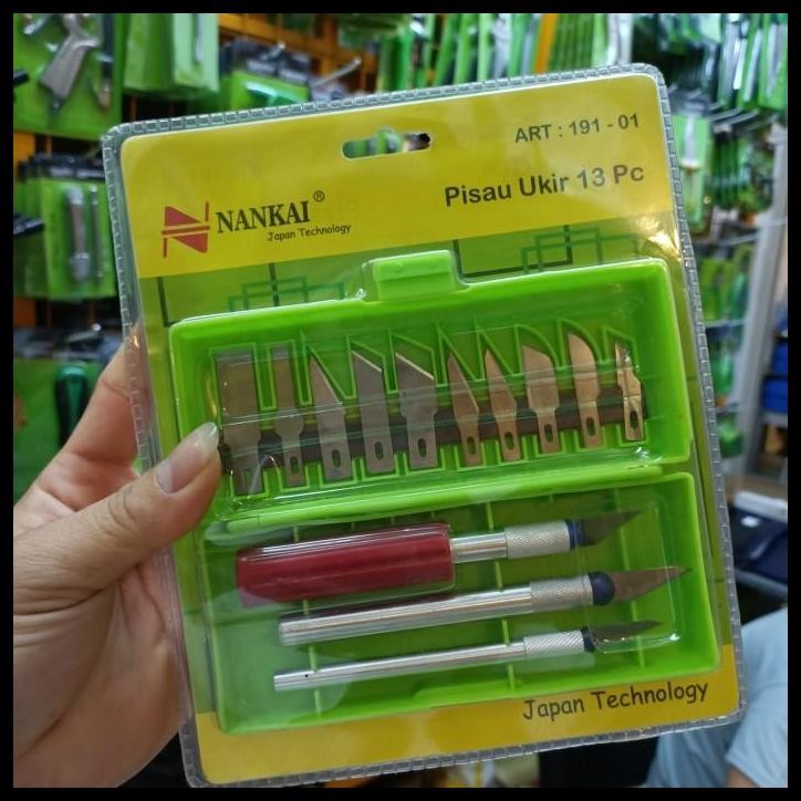 

GRATIS ONGKIR PISAU UKIR 13PCS NANKAI / PISAU PAHAT UKIR PAHAT NANKAI 13 PCS !!!!!