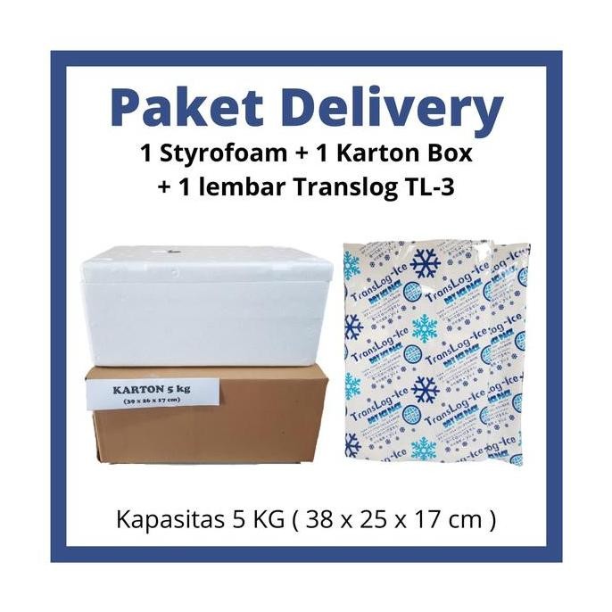 new  Paket Packing Frozen Food / Packing Makanan Beku / Delivery Box