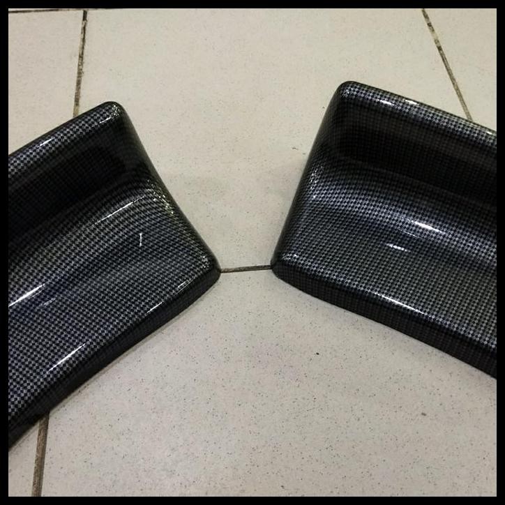 TERBARU WINGLET VARIASI BEMPER MOBIL SEDAN BALENO OL  WINGLET KARBON 2 PCS 