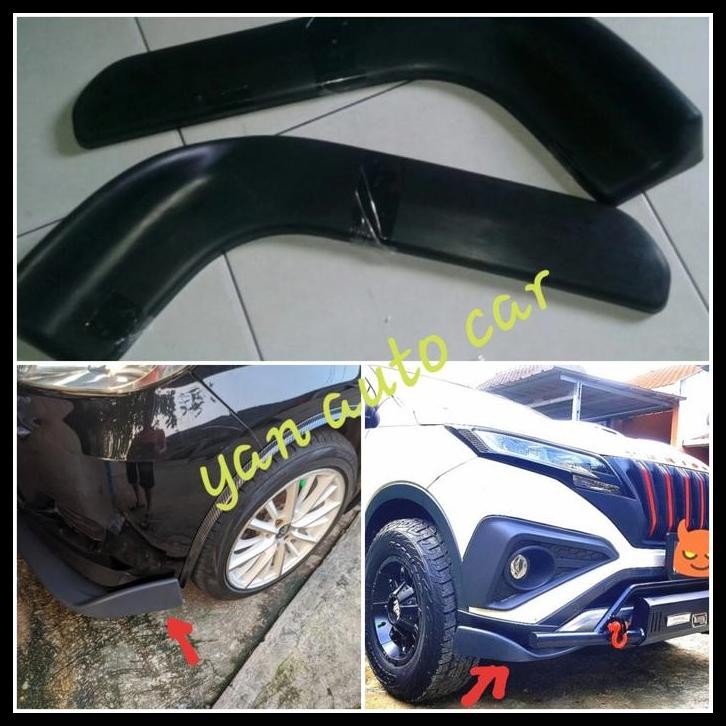 DISKON WINGLET LIPS BUMPER MOBIL AVANZA XENIA DIFFUSER DEPAN PLASTIK HITAM 