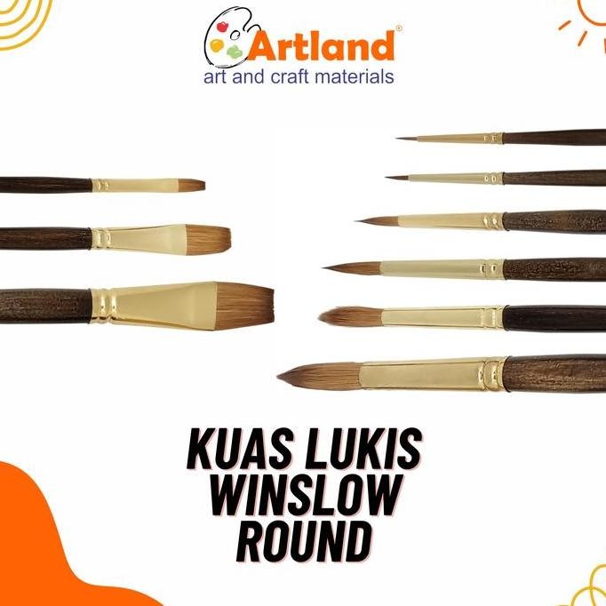 

Kuas Degoya Winslow Round // Kuas Lukis Watercolor Bulu Kolinsky Murni