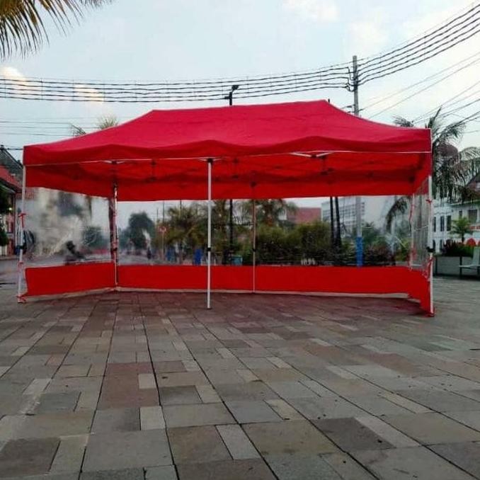 TENDA LIPAT Uk 3x6 + Dinding 3 sisi