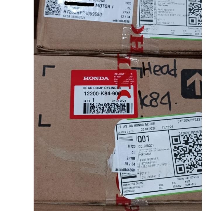 HEAD COMP CYLINDER/HEAD CRF 150 12200-K84-900